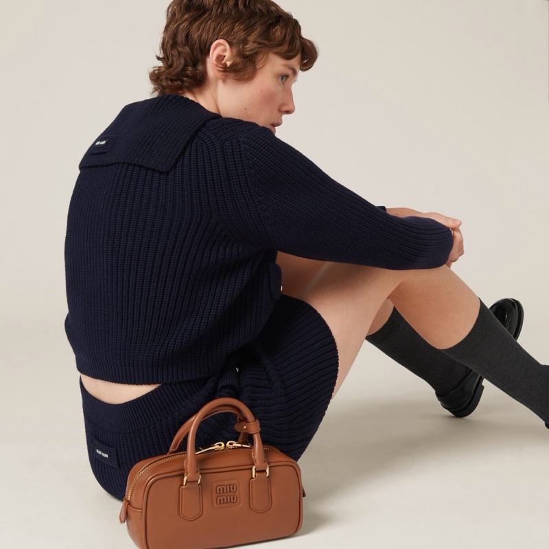 Miu Miu 女士 羊毛迷你半身裙IT-42碼-4