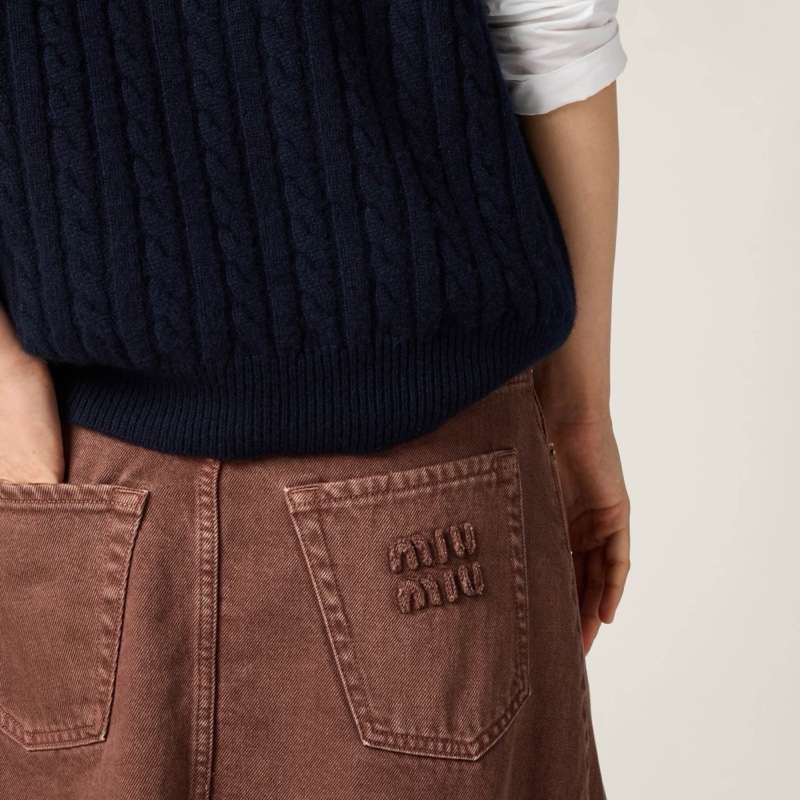 Miu Miu 女士 牛仔迷你裙IT-36 IT-38 IT-42碼-4