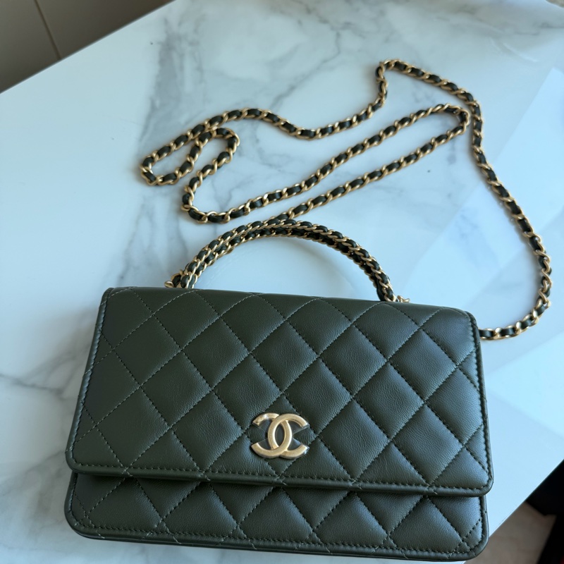 CHANEL 香奈兒手提鏈條包經典款🩶超級美-0