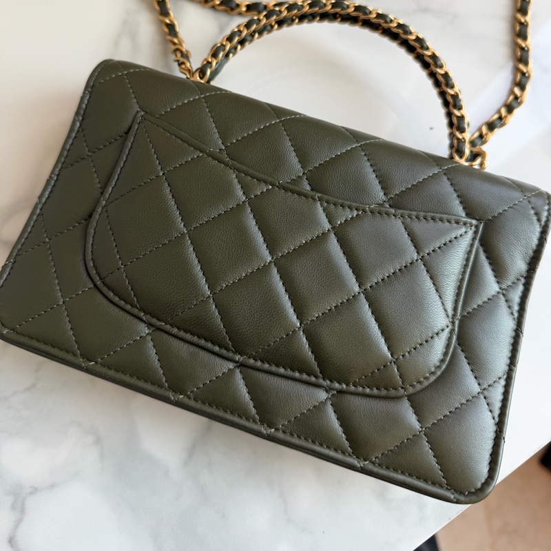 CHANEL 香奈兒手提鏈條包經典款🩶超級美-6