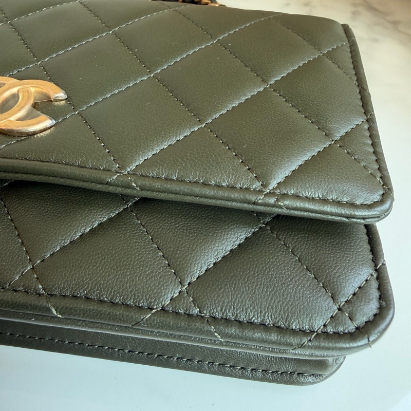 CHANEL 香奈兒手提鏈條包經典款🩶超級美-12