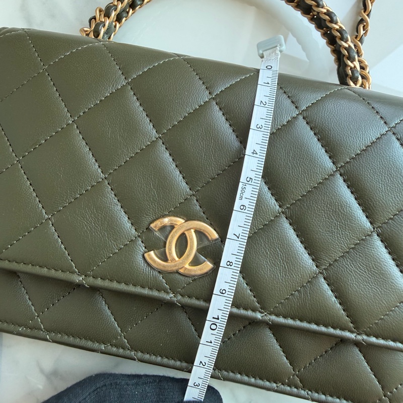 CHANEL 香奈兒手提鏈條包經典款🩶超級美-21
