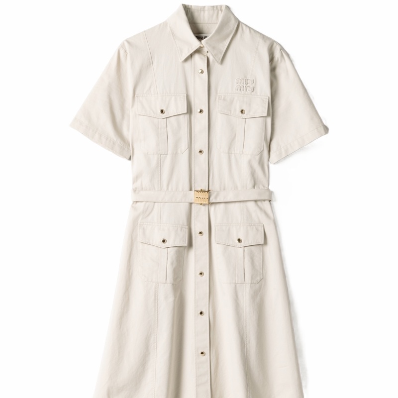 Miu Miu 女士 短袖連衣裙IT-36碼-0