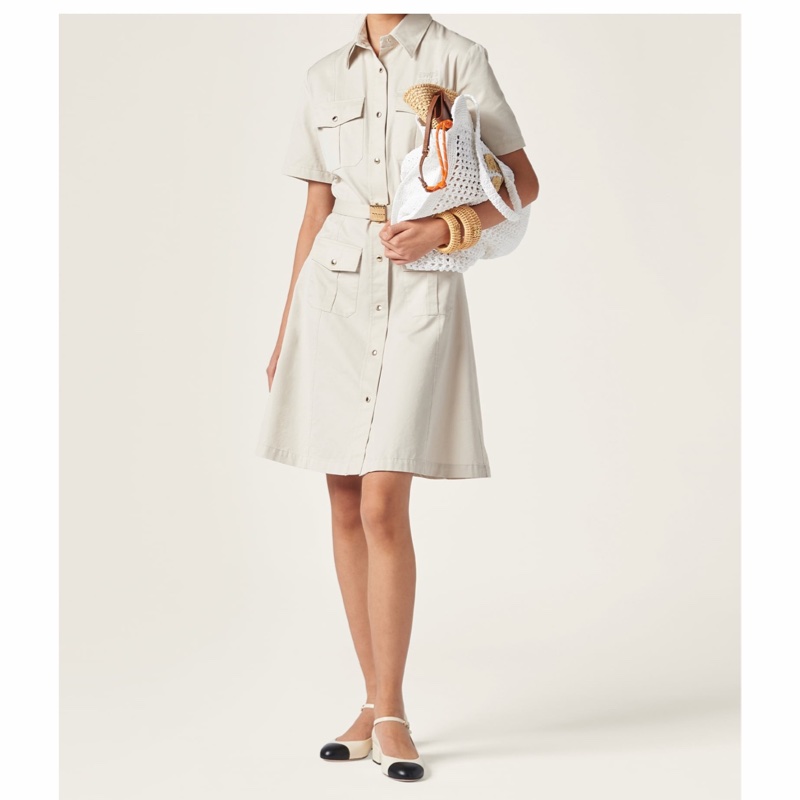 Miu Miu 女士 短袖連衣裙IT-36碼-1