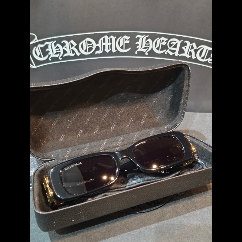 杰瑪眼鏡| BALENCIAGA BB0096S 黑金BB墨鏡 GD同款-0