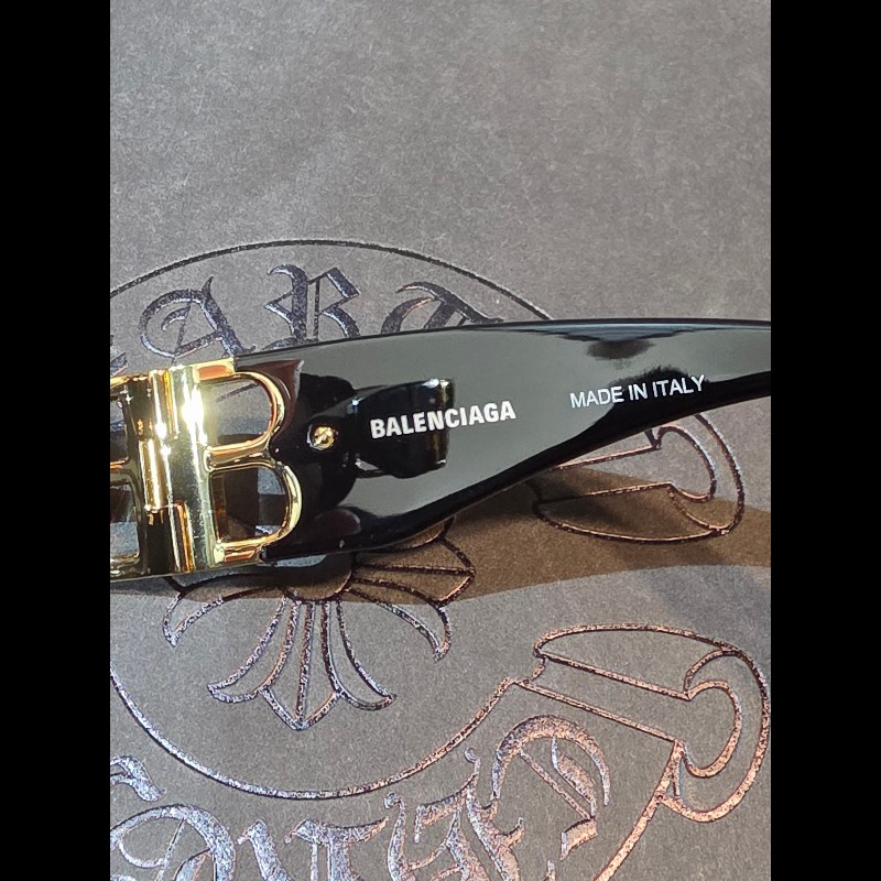杰瑪眼鏡| BALENCIAGA BB0096S 黑金BB墨鏡 GD同款-5