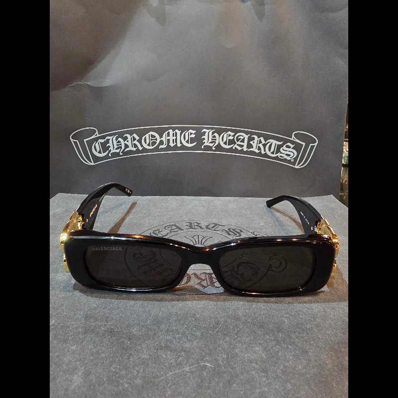 杰瑪眼鏡| BALENCIAGA BB0096S 黑金BB墨鏡 GD同款-7