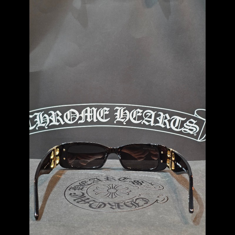 杰瑪眼鏡| BALENCIAGA BB0096S 黑金BB墨鏡 GD同款-8