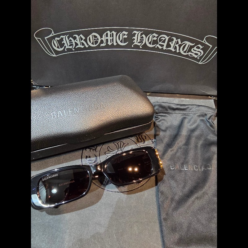 杰瑪眼鏡| BALENCIAGA BB0096S 黑金BB墨鏡 GD同款-12
