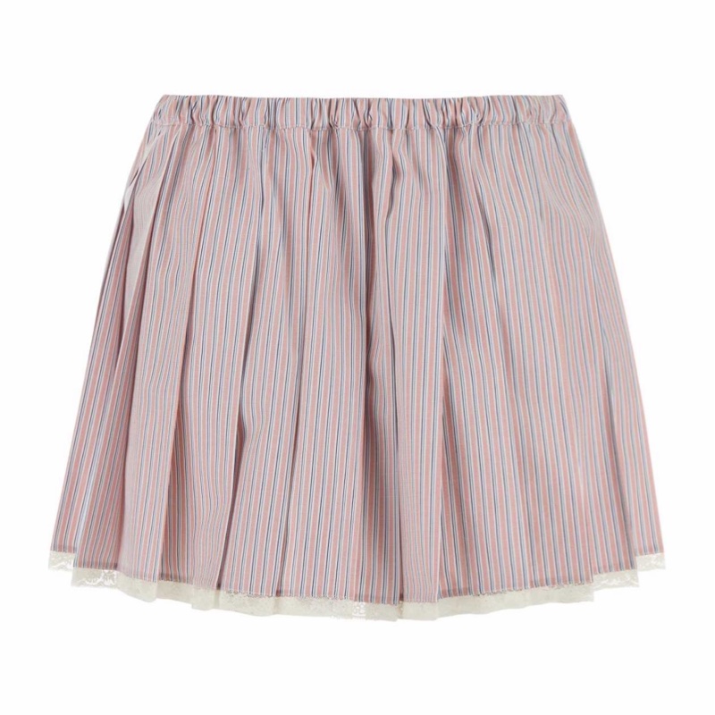Miu Miu 女士 條紋半身裙IT-36 IT-38 IT-40碼-1