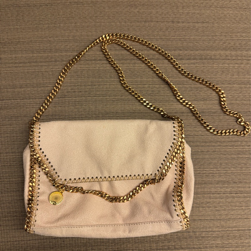 STELLA MCCARTNEY  斜背小包 奶茶配金-0