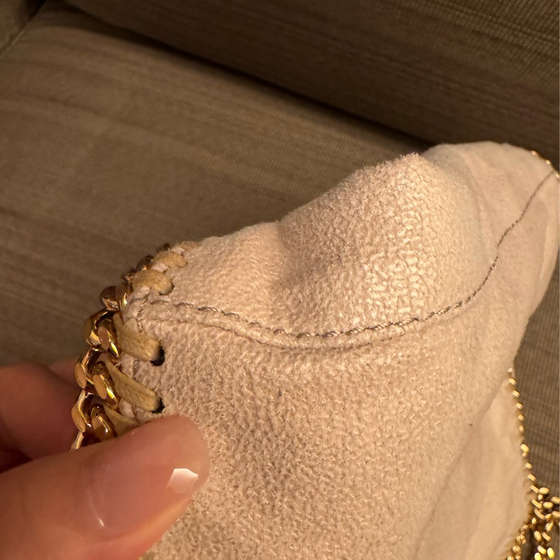 STELLA MCCARTNEY  斜背小包 奶茶配金-5