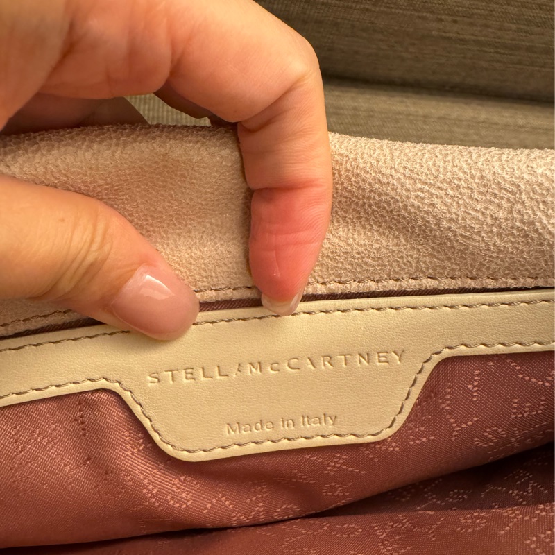 STELLA MCCARTNEY  斜背小包 奶茶配金-7