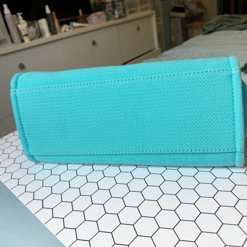 Chanel 小型購物包/沙灘包 土耳其藍-5