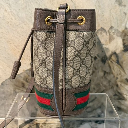 Gucci Ophidia 帆布小水桶-3