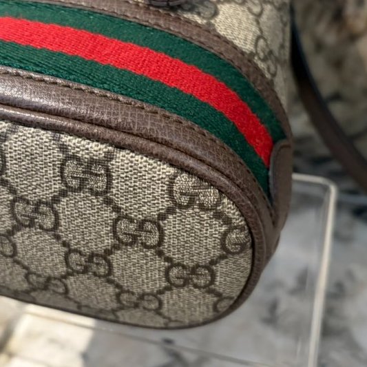 Gucci Ophidia 帆布小水桶-6