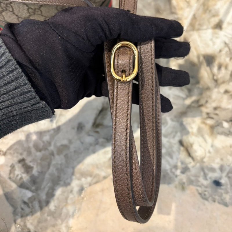 Gucci Ophidia 帆布小水桶-8