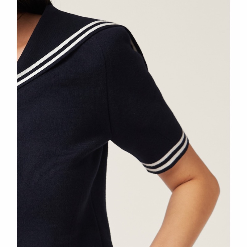 Miu Miu 女士 徽標短袖針織衫IT-38 IT-42碼-2