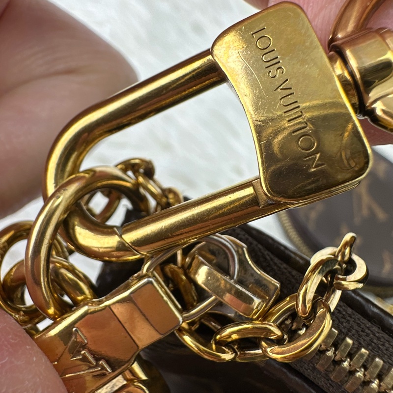 LV 5 in 1 Multi Pochette 晶片款 單肩斜肩包-14