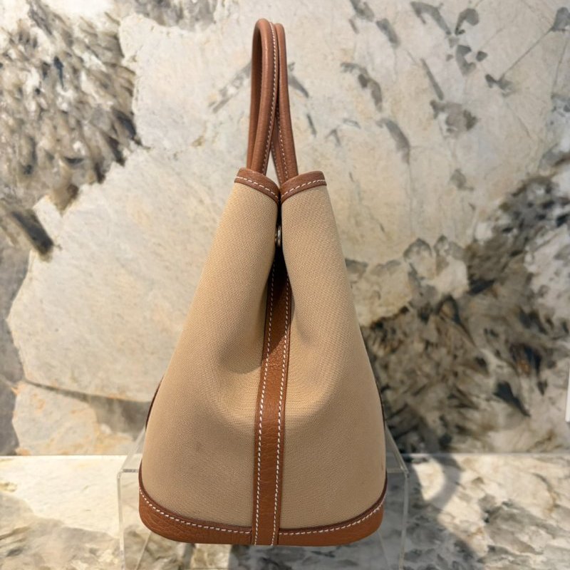 HERMES棕邊帆布GP30-1