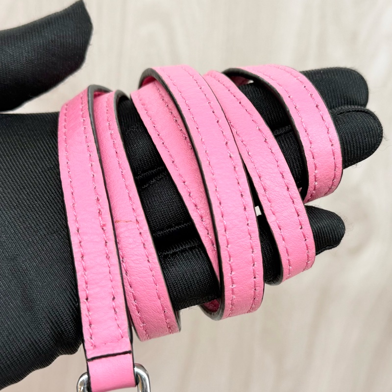 LOEWE 粉銀Mini Puzzle幾何包-26