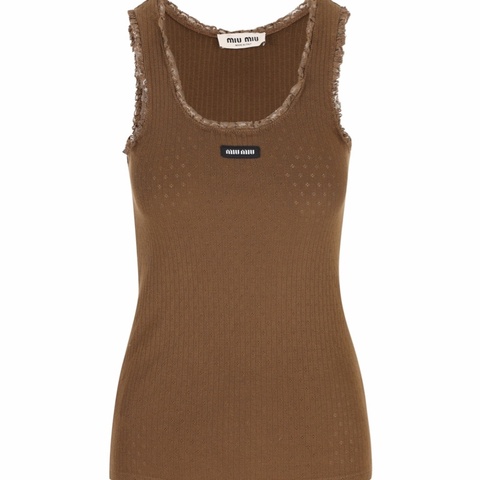 Miu Miu 女士 無袖背心XS S M碼