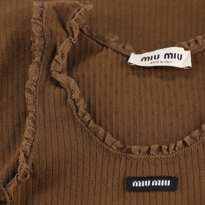 Miu Miu 女士 無袖背心XS S M碼-3