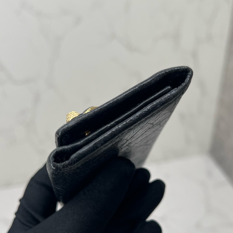 香緹國際精品 834 機車鑰匙包 黑金色-4