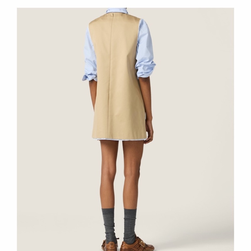 Miu Miu 女士 無袖連衣裙IT-38 IT-40 IT-42 IT-44-2