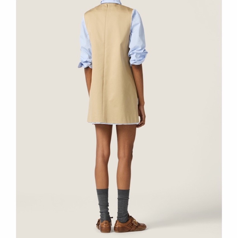 Miu Miu 女士 無袖連衣裙IT-38 IT-40 IT-42 IT-44-5