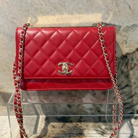 CHANEL紅色TRENDY CC WOC