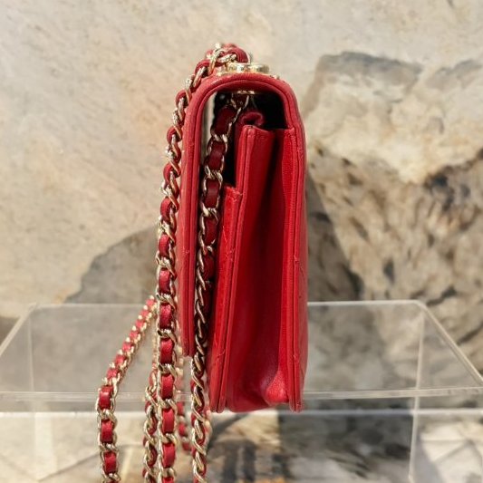 CHANEL紅色TRENDY CC WOC-1