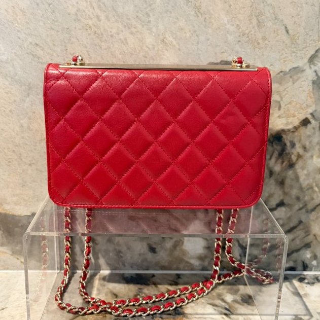 CHANEL紅色TRENDY CC WOC-2