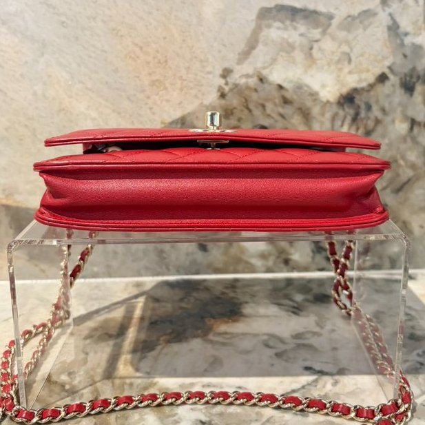 CHANEL紅色TRENDY CC WOC-4