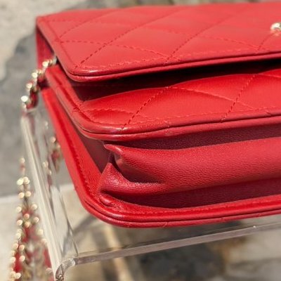 CHANEL紅色TRENDY CC WOC-5