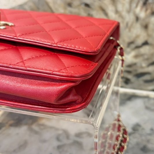 CHANEL紅色TRENDY CC WOC-6