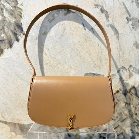 YSL-Saint Laurent 棕牛皮 VOLTAIRE BOX 肩背包