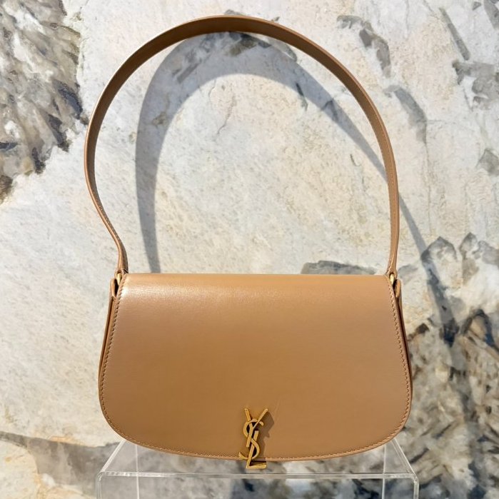 YSL-Saint Laurent 棕牛皮 VOLTAIRE BOX 肩背包-0