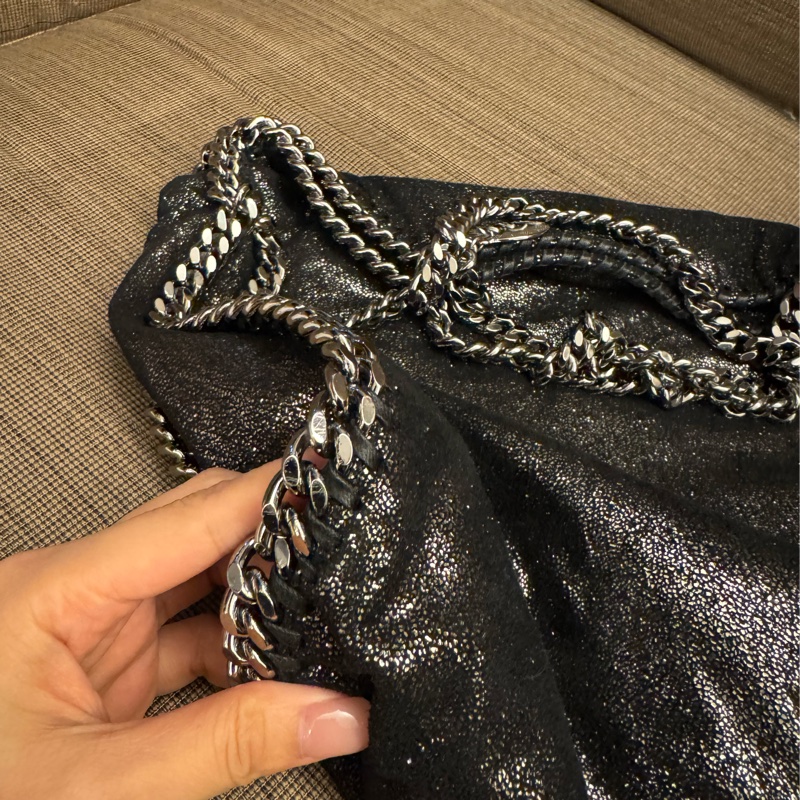 STELLA MCCARTNEY 太空灰銀鏈女款 手袋-3