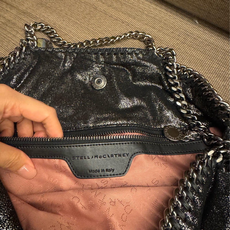 STELLA MCCARTNEY 太空灰銀鏈女款 手袋-5