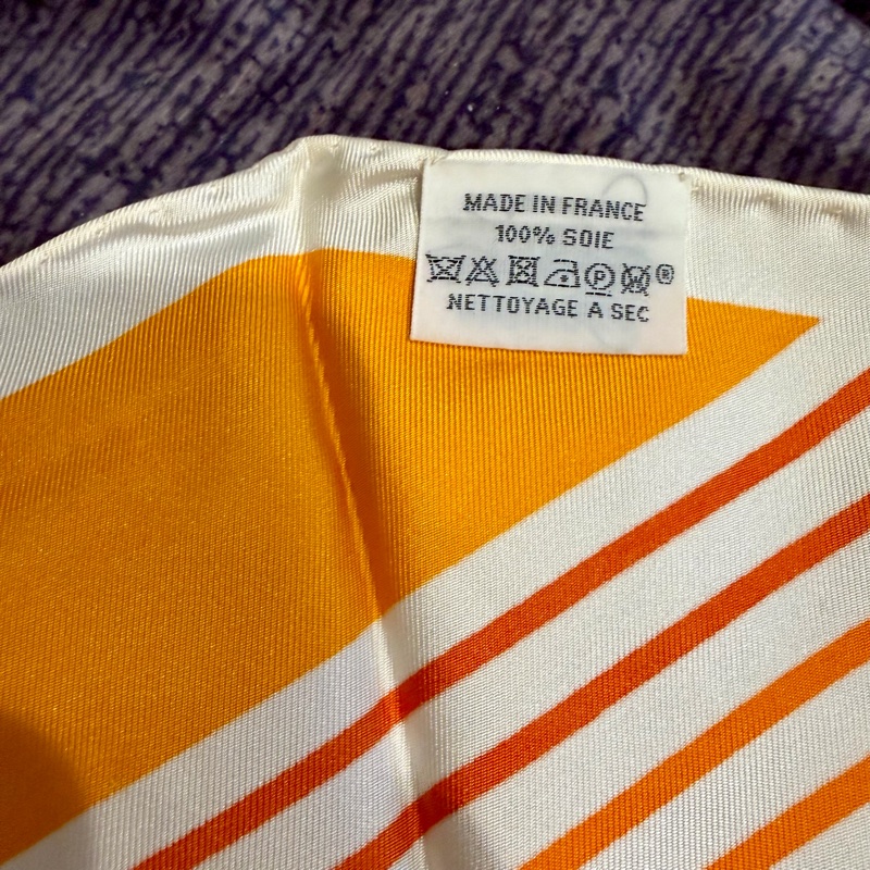 Hermes Losange絲巾 H Vibration 菱形絲巾 可當包包揹帶 絕版品-5