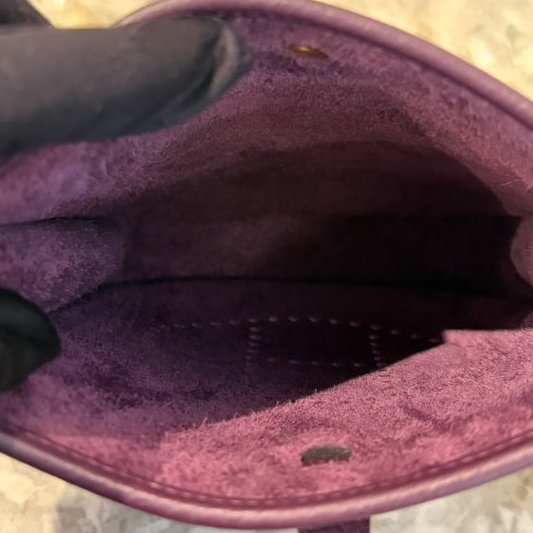 HERMES黑醋栗TC皮MINI EVELYNE-8