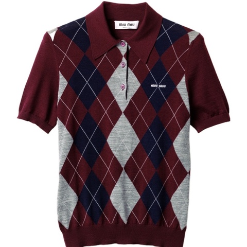 Miu Miu 女士 羊毛Polo毛衣IT-36 IT-38 IT-40 IT-42 IT-44碼