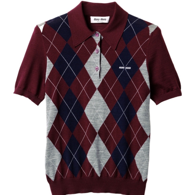 Miu Miu 女士 羊毛Polo毛衣IT-36 IT-38 IT-40 IT-42 IT-44碼-0