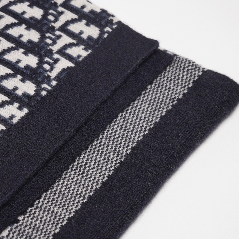 Dior 經典老花羊絨圍巾-3