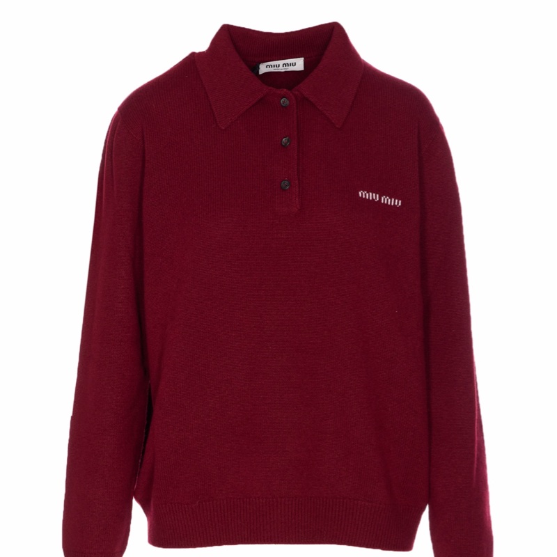 Miu Miu 女士 長袖毛衣IT-36 IT-38 IT-40 IT-42 IT-44 IT-46碼-0