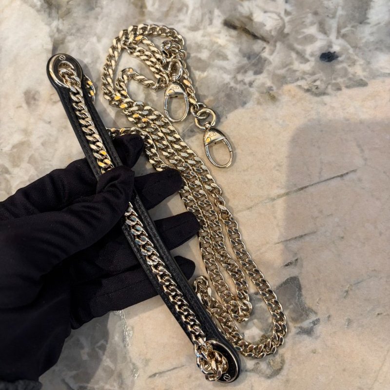 Lady Dior黑色羊皮小號Lady Dior兩用包-9