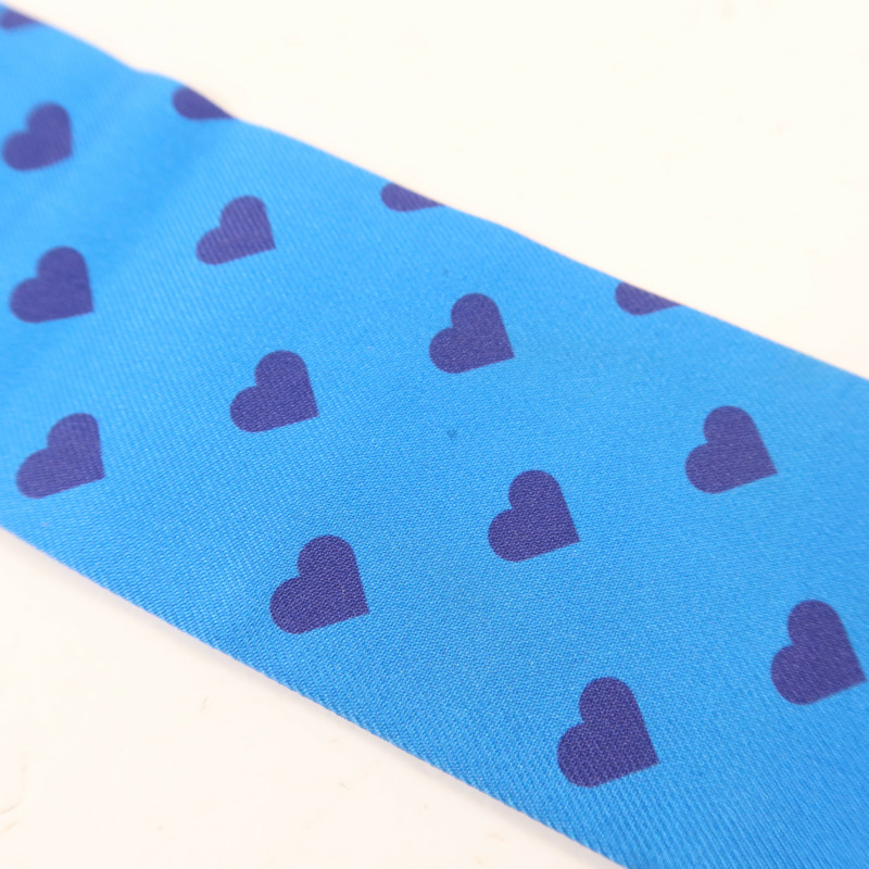 HERMES 絲質Twilly絲巾-10