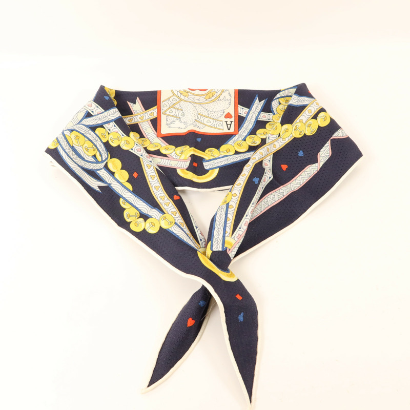 HERMES 絲質Scarf絲巾-3