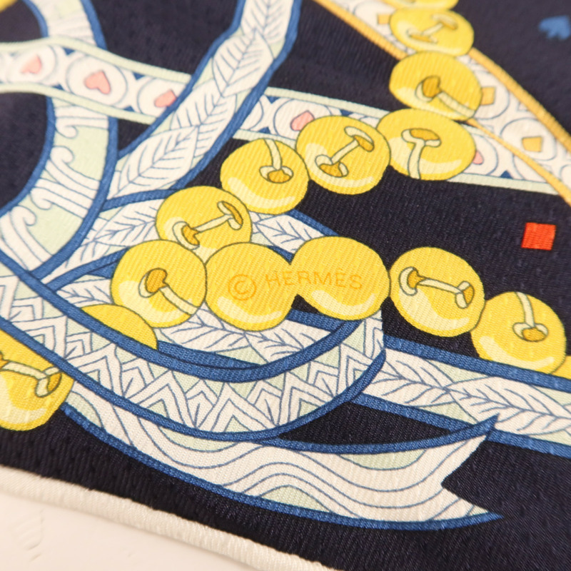 HERMES 絲質Scarf絲巾-4